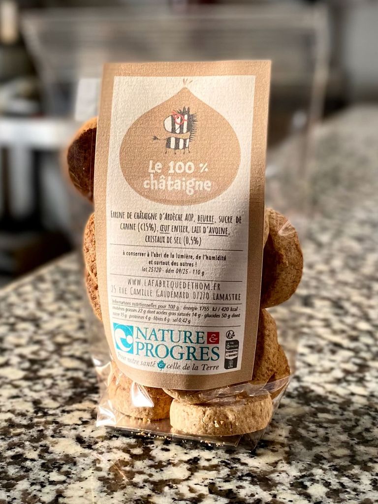 Sablé châtaigne - Fabrique de Thom